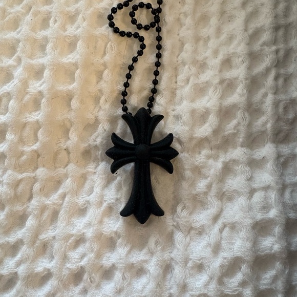Chrome Hearts Black Cross Necklace - Picture 2 of 3